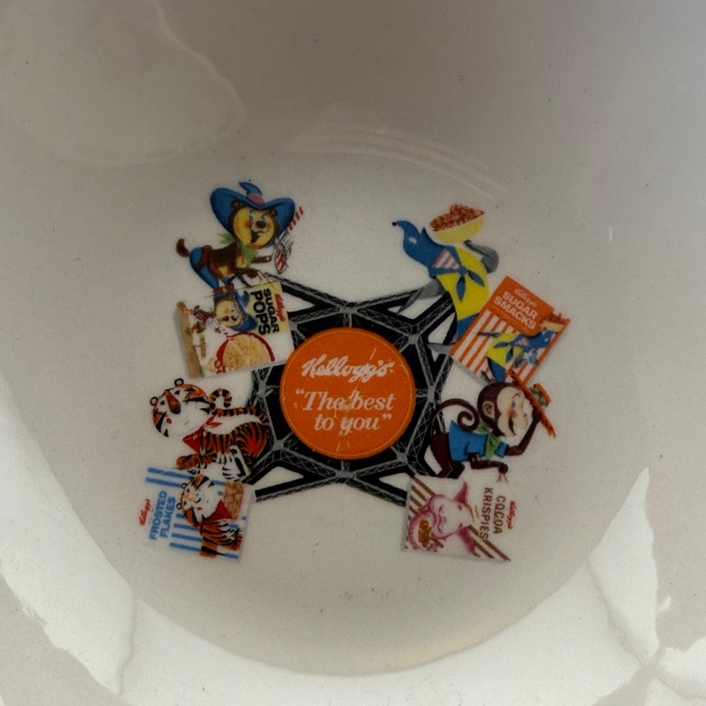 Kellogs Sweet EATIN' CARNIVAL CEREAL BOWL VINTAGE - Picture 2 of 3